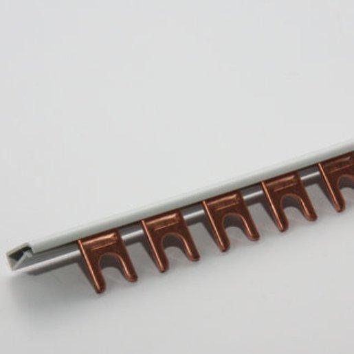 Phasenschiene 1-polig Gabel 10mm² TE 17 8mm 56 Anschlüsse