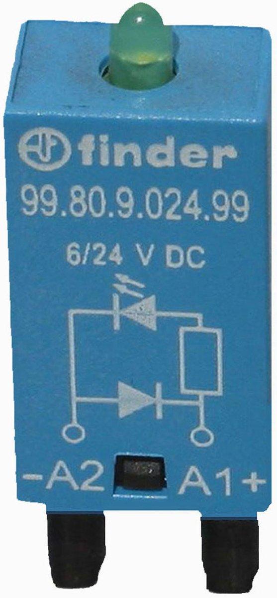 Modul-EMV LED-grün + Freilaufdiode 6 -2 4 V DC Serie 99