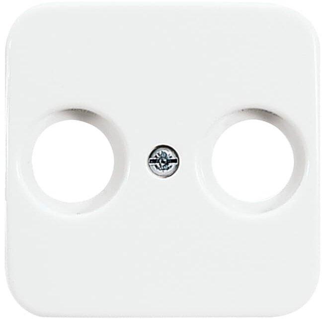 Abdeckung für Antennensteckdosen 2 Anschlüsse
