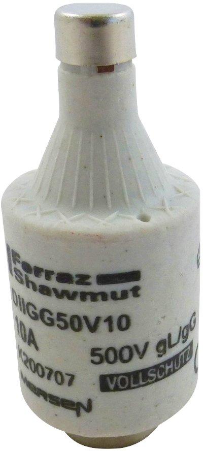 DIAZED Sicherung DII 500VAC/500VDC 10A gG rot