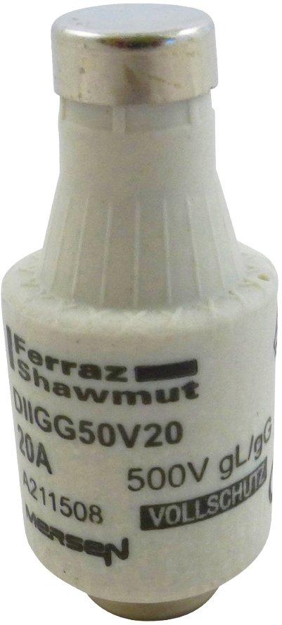 DIAZED Sicherung DII 500VAC/500VDC 20A gG blau
