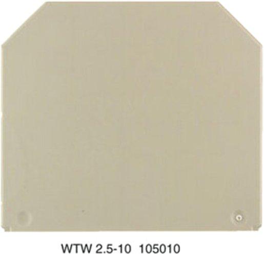 Abschluss- und Zwischenplatte WAP 16+35 WTW 2.5-10