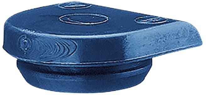 Leitungseinführung geschlossen blau - Busch-Duro 2000 WDI